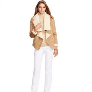 Lauren Ralph Lauren Sherpa Open Jacket